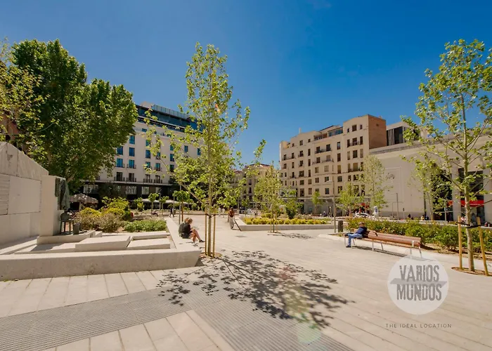 Bright Apt Para 4pax En Gran Via-Plaza De Carmen E2